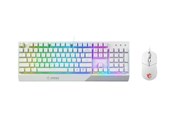 Klawiatura - MSI Vigor GK30 combo - keyboard and mouse set - white - Zestaw klawiatura i mysz - Angielski (US) - Biały - GK30 COMBO WHITE