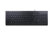 Klawiatura - Lenovo Essential - keyboard - US with Euro symbol - black - Klawiatury - Angielski - Czarny - 4Y41C68681