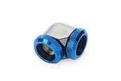 DIY Chłodzenie wodne - Bitspower Black Sparkle / Royal Blue Enhance 90-Degree Dual Multi-Link Adapter For OD 16MM - BP-BSE90DML16-RBL