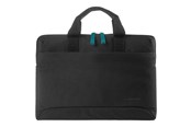 Torba, plecak i pokrowiec na laptopa - Tucano Smilza Briefcase for Macbook MacBook Pro 16" & Laptop 15.6" | Black - BSM15-BK