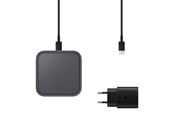 Telefon - Adapter i Ladowarka - Samsung Wireless Charger Pad (Incl. Power Adapter) - Black - EP-P2400TBEGEU