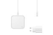 Telefon - Adapter i Ladowarka - Samsung Wireless Charger Pad (Incl. Power Adapter) - White - EP-P2400TWEGEU