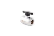 DIY Chłodzenie wodne - Bitspower Silver Shining Mini Valve With Black Handle - BP-MVV-SL