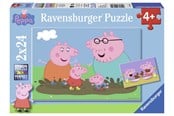 Puzzle - Ravensburger Peppa Pig Happy Family Life 2x24p - 10109082