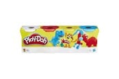 Klocki konstrukcyjne - Hasbro Play-Doh 4-Pak Dzikie Kolory, tuby po 112 g - E4867ES0