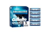 Sprzet do golenia - Gillette Mach3 Turbo Replacement Blades 5 pcs - 462803