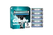 Sprzet do golenia - Gillette Mach3 Base Replacement Blades 5 pcs - 462933