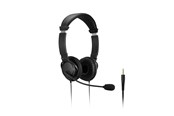 Sluchawki, zestaw sluchawkowy - Kensington Classic 3.5mm Headset with Mic and Volume Control - K33597WW