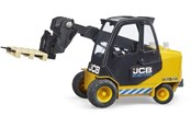 Samochody i pojazdy - Bruder JCB Telefork with pallet - BR2512