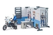 Figurki - Bruder bworld Posterunek policji z motocyklem policyjnym - 425896