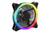 Wentylator obudowy - Sharkoon SHARK Blades PWM RGB - Wentylator obudowy - 120mm - Czarny - 4044951034307