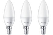 Zarówka LED - Philips Żarówka światła LED Candle 5W/827 (40W) Frosted 3-pack E14 - 929002968433