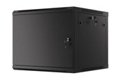 Szafa rack - Lanberg WF01-6609-00B - 9U - Wall Mount Rack Cabinet - WF01-6609-00B