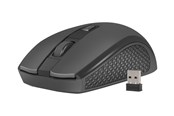 Myszka - Natec Jay 2 - mouse - 2.4 GHz - black - Myszy - Optyczny - 4 - Czarny - NMY-1799
