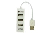 USB hub - Vakoss TC-234UX - hub - 4 ports USB hub - 4 - Biały - TC-234UX