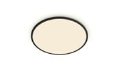 Lampy - Philips Superslim CL550 Ceiling lamp Ø430 mm LED 22W 2700K SceneSwitch IP20, Black - 929002666901