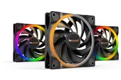 Wentylator obudowy - be quiet! LIGHT WINGS 120mm PWM high-speed Triple-Pack - Wentylator obudowy - 120mm - Czarny ze światłem RGB - 31 dBA - BL077