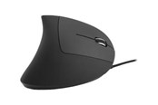 Myszka - MediaRange MROS230 - vertical mouse - USB 2.0 - black - Vertical mouse - Optyczny - 6 - Czarny - MROS230