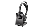 Słuchawki, zestaw słuchawkowy - Poly Voyager Focus 2 UC USB-A with Charge Stand for Microsoft Teams - 213727-02