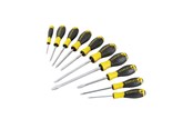 Narzedzia - Stanley 10 Piece Essential Screwdriver Set - STHT0-60211
