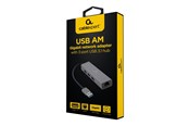 USB hub - Gembird Cablexpert USB hub - 3 - Szary - A-AMU3-LAN-01