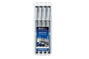 Przybory do pisania i rysowania - Staedtler Fineliner pigment liner black 4pcs - 308 WP4