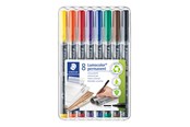 Przybory do pisania i rysowania - Staedtler Universal pen Lumocolor perm B 8pcs - 314 WP8