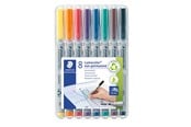 Przybory do pisania i rysowania - Staedtler Universal pen Lumocolor non-p M 8pc - 315 WP8