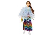 Lalki i akcesoria - Barbie Blue Coat & Rainbow Dress - GYJ78