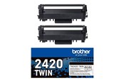 Tusz, toner i material eksploatacyjny - Brother TN2420TWIN / TN2420 2-Pack High Capacity Black Toner - TN2420TWIN