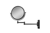 Inne srodki higieny osobistej - Gillian Jones Double-Sided Wall Mirror w. x10 Magnification - Black - 10248-00