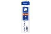 Przybory do pisania i rysowania - Staedtler Mech.pen.lead Mars micro0.5 2B 12 x 12 pcs - 250 05-2B