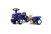 Rowerki i chodziki - Falk Tractor with trailer rake and shovel Baby New Holland - 808-023