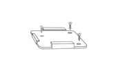 Narzedzia ogrodnicze - HORTUS Additional base for start- and end post - 211-926