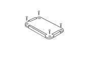 Narzedzia ogrodnicze - HORTUS Additional base for double wind screen - 211-922