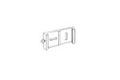 Narzedzia ogrodnicze - HORTUS Wall bracket for single wind screen - 211-921