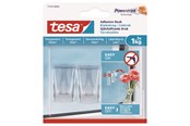Zawieszki i zaczepy - tesa Powerstrips Hook 1kg Transparent - 77735-00005-00