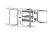 Uchwyty ścienne, uchwyty AV i meble AV - Neomounts Select - Max 60 kg - recommended for 86" - WL40S-850BL18