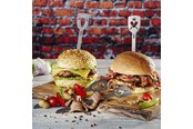 Przybory kuchenne - GEFU Szaszłyki Hamburgerowe 2szt, TORRO, Byk + siekiera - 4006664154352