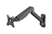 Uchwyt na monitor - Deltaco Single wall gas spring 32" - ARM-0360