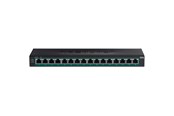 Switch - TRENDnet TPE-TG160H 16-Port Gigabit PoE+ (123W) Switch - TPE-TG160H