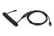 Klawiatura - DUTZO Coiled Aviator Micro-USB B cable - Black - Akcesoria do modernizacji - Czarny - DCA-UMB-BLK