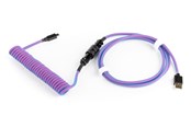 Klawiatura - DUTZO Coiled Aviator Micro-USB B cable - Purple - Akcesoria do modernizacji - Fiolet - DCA-UMB-PUR