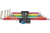 Narzędzia - Wera 3967/9 TX SXL Multicolour HF Stainless 1 L-key set w/ holding function stainless 9 pieces - 05022689001