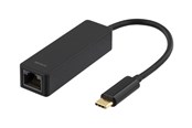 Adapter Sieciowy  (karta sieciowa, serwer druku, itp.) - Deltaco USBC-GIGA - Network adapter - USB 3.1 - Gigabit Ethernet - USBC-GIGA