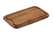 Akcesoria kuchenne - Zassenhaus Træskærebræt 36x23cm m/rille akacia - 4006528055122
