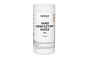 Akcesoria komputerowe - Deltaco Hand disinfectant wet wipes 100 pc - CK1036