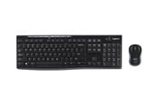 Klawiatura - Logitech MK270 Wireless Combo - keyboard and mouse set - QWERTZ - Slovenian/Croatian - black - Zestaw klawiatura i mysz - Słoweński/Chorwacki - Czarny - 920-004532