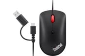 Myszka - Lenovo ThinkPad USB-C Wired Compact Mouse - Myszy - Optyczny - 4 - Czarny - 4Y51D20850