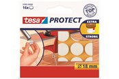 Tasmy i Kleje - tesa Protect Anti-scratch felts Ø 18mm White - 57892-00000-01
